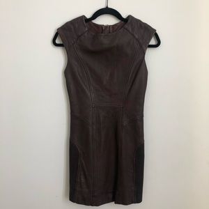 All saints leather dress